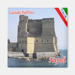 IT - Italien - Neapel - Schloss dell'Ovo Magnet