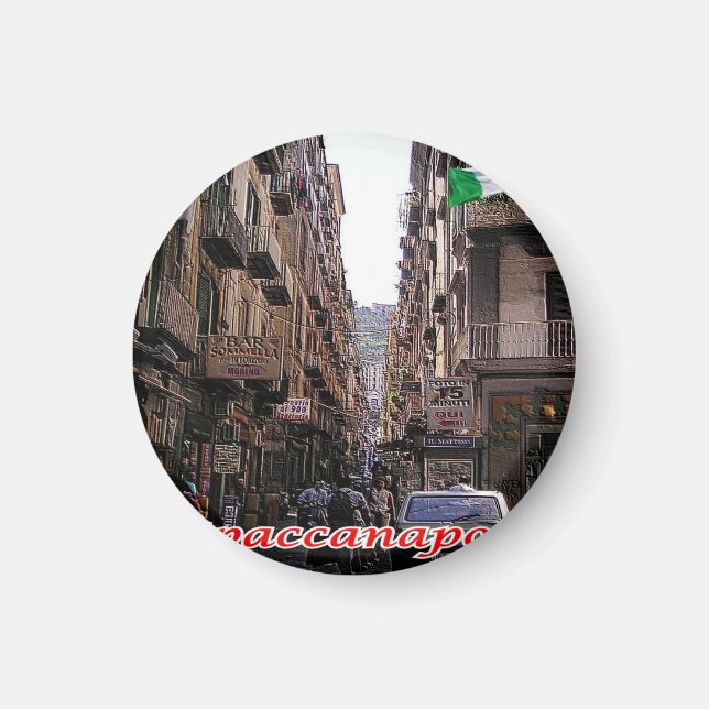 IT - Italien - Neapel - Spaccanapoli Magnet (Vorne)