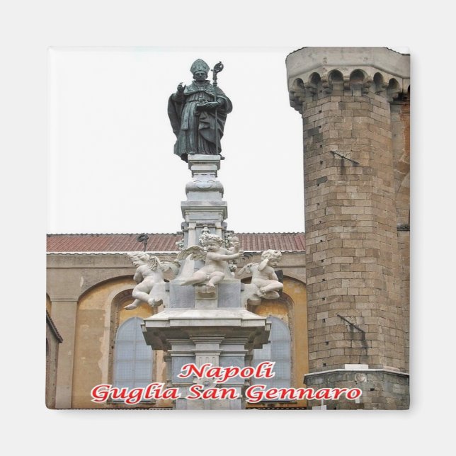 IT - Italien - Neapel - Spire San Gennaro Magnet (Vorne)