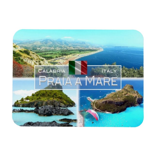 IT Italien - Praia a Mare - Insel Dino - Magnet (Horizontal)