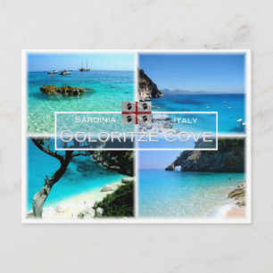 IT Italien - Sardinien - Baunei - Coloritzé Cove - Postkarte