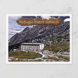 IT Italien - Schutzhütte Pietro Galassi - Postkarte