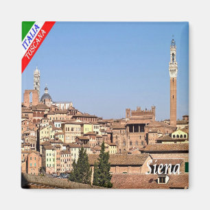 IT - Italien - Siena - Panorama Magnet