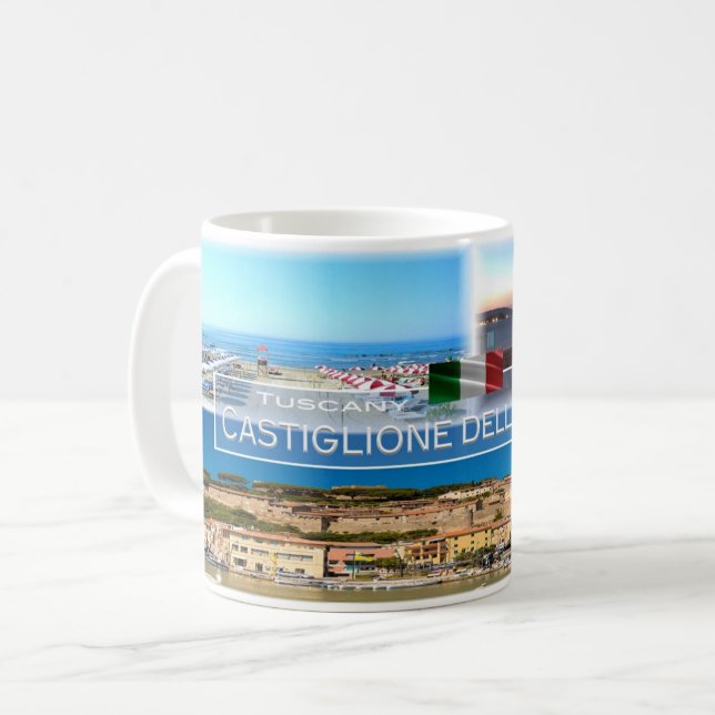 IT Italien - Toskana - Castiglione della Pescaia - Kaffeetasse (Vorderseite Links)