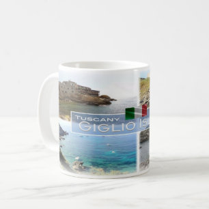 IT Italien - Toskana - Insel Giglio - Kaffeetasse