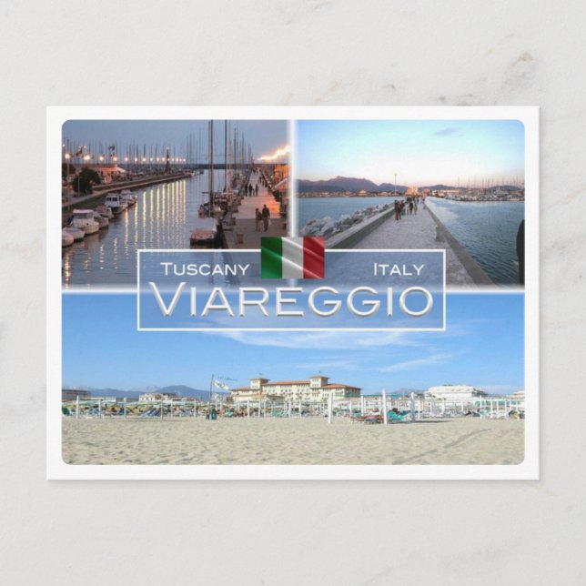 IT Italien - Toskana - Viareggio - Postkarte (Vorderseite)