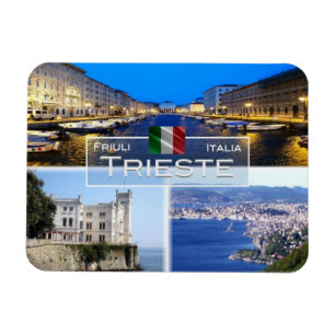 IT Italien - Triest - Castello Miramare - Magnet