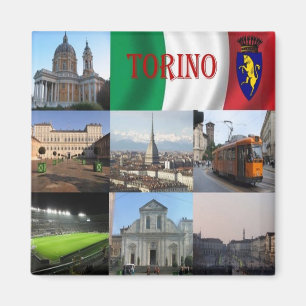 IT - Italien - Turin - Collage Mosaic Magnet