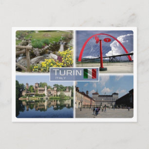 IT Italien - Turin Torino - Piemont - Postkarte