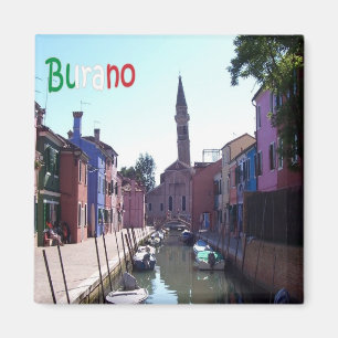 IT - Italien - Venedig - Burano Magnet