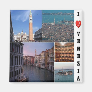 IT - Italien - Venedig - I - Liebe Magnet