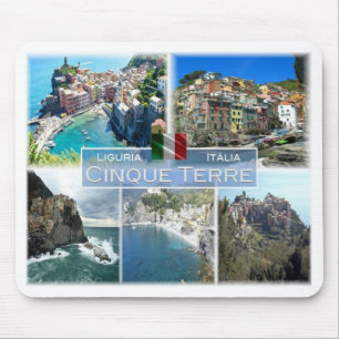IT Italy - Liguria - Cinque Terre - Corniglia - Mousepad