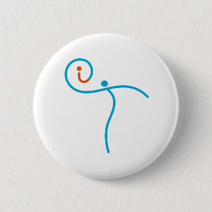 it-Logo 01, Cyan/Red Button