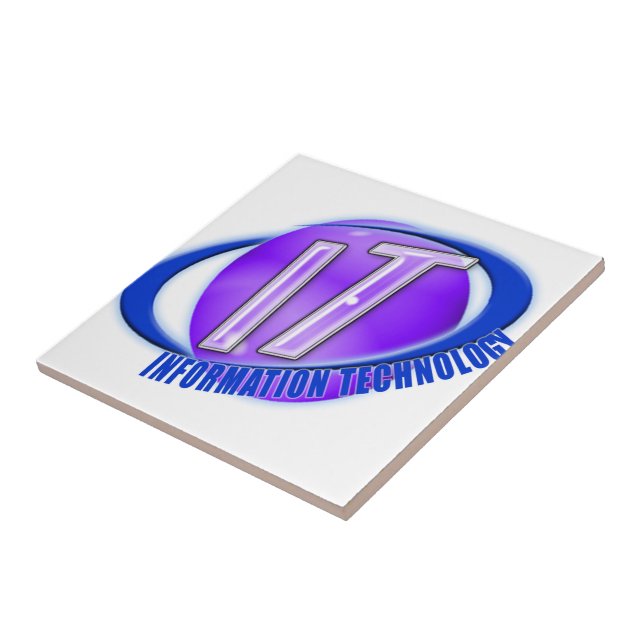 IT-LOGO ORB/SWOOSH-INFORMATIONSTECHNOLOGIE FLIESE (Seite)