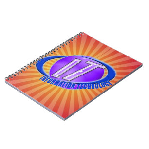 IT-LOGO ORB/SWOOSH-INFORMATIONSTECHNOLOGIE NOTIZBLOCK