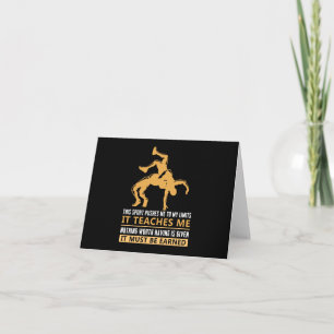 IT MUST BE EARNED Wrestling Karte