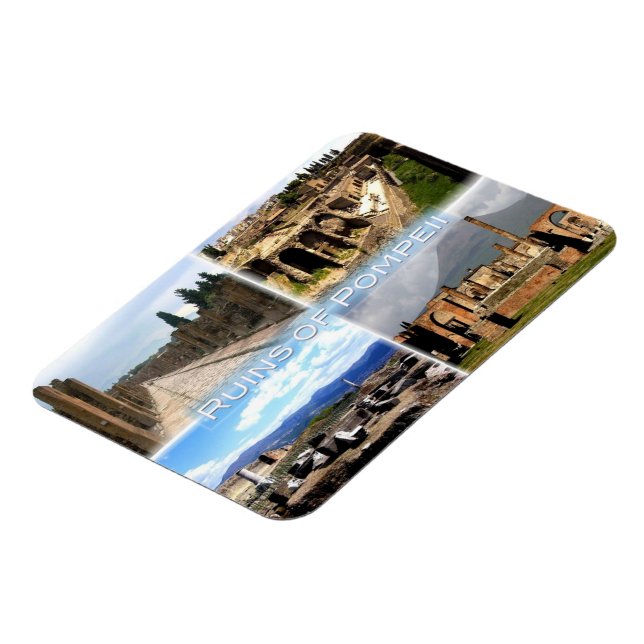 IT Neapel - Pompeji - Ruinen von Pompei - Hafen - Magnet (Linke Seite)