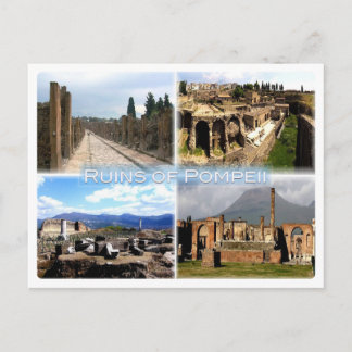 IT Neapel - Pompeji - Ruinen von Pompei - Hafen - Postkarte
