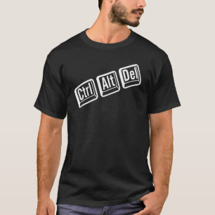 IT-Nerd: Kontrolle Alt löschen IT Geek T-Shirt