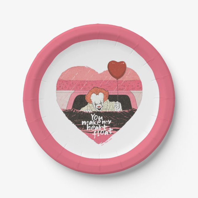 IT | Pennywise - You Make My Heart Float Pappteller (Vorderseite)