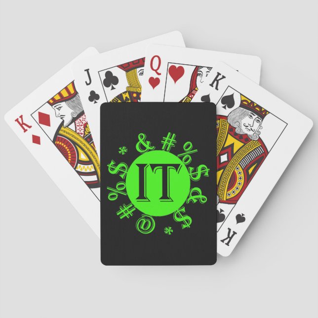 It Poker Cards Spielkarten (Rückseite)