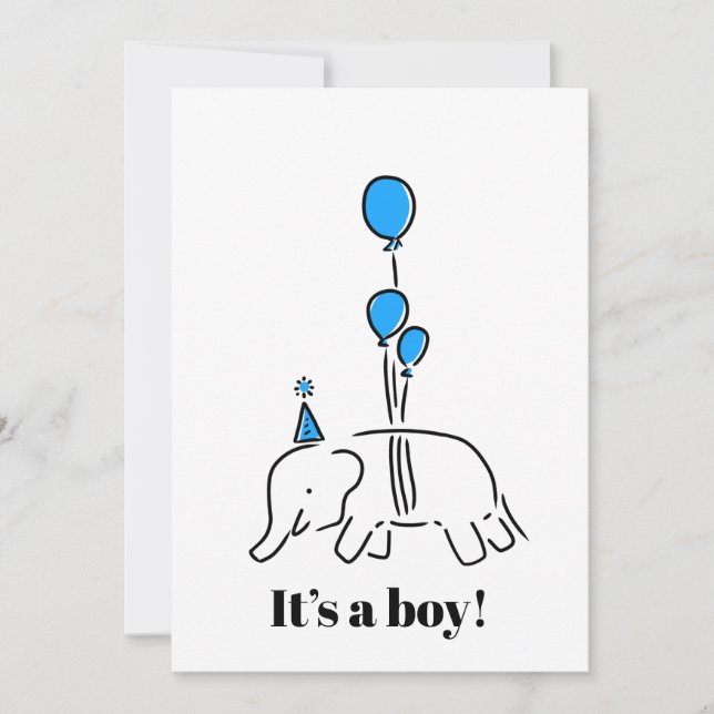 It’s a boy  feiertagskarte (Vorderseite)