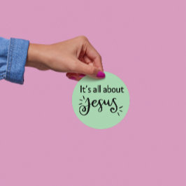 It’s All About Jesus – Christmas Sticker #05