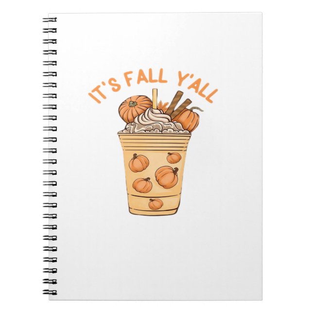 It’s Fall Y’all Cool Retro Notizblock (Vorderseite)