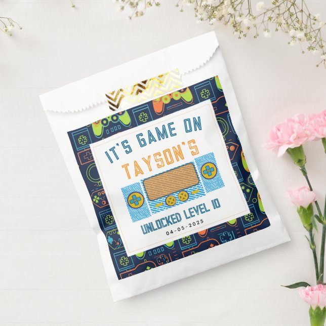 It’s Game On Napkins – Video Game Birthday Party Geschenktütchen (Versiegelt)