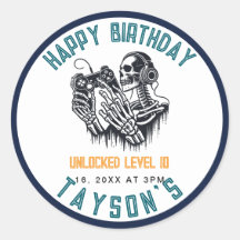 It’s Game On Skull – Video Game Birthday