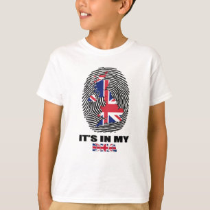 It’s In My DNA UK Patriotic United Kingdom British T-Shirt