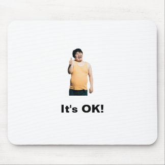 “It’s OK!” Mouse Pad – Positivity at Your Fingerti Mousepad