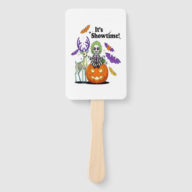 It�s Showtime Funny Halloween Fächer (Vorderseite)