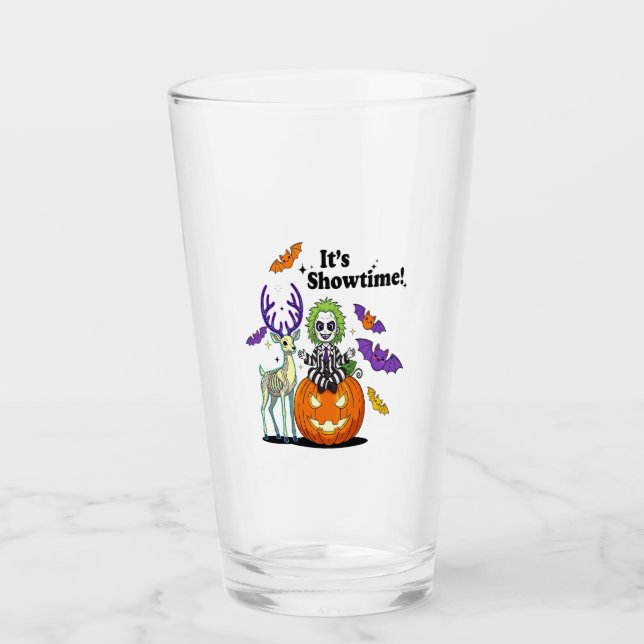 It�s Showtime Funny Halloween Glas (Vorderseite)