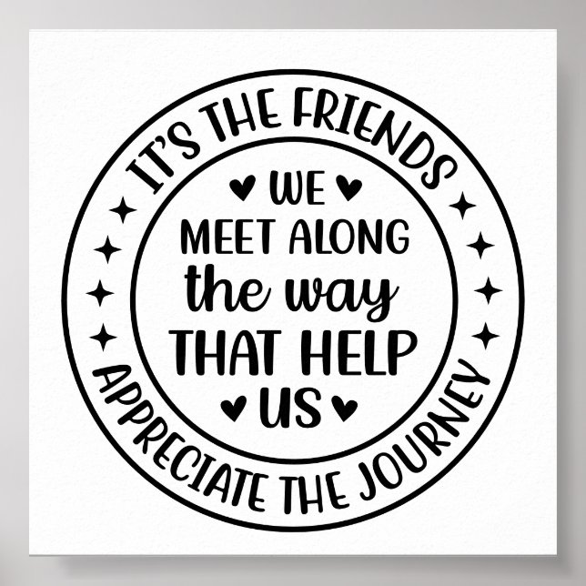 It’s the Friends We Meet Along the Way Poster (Vorne)