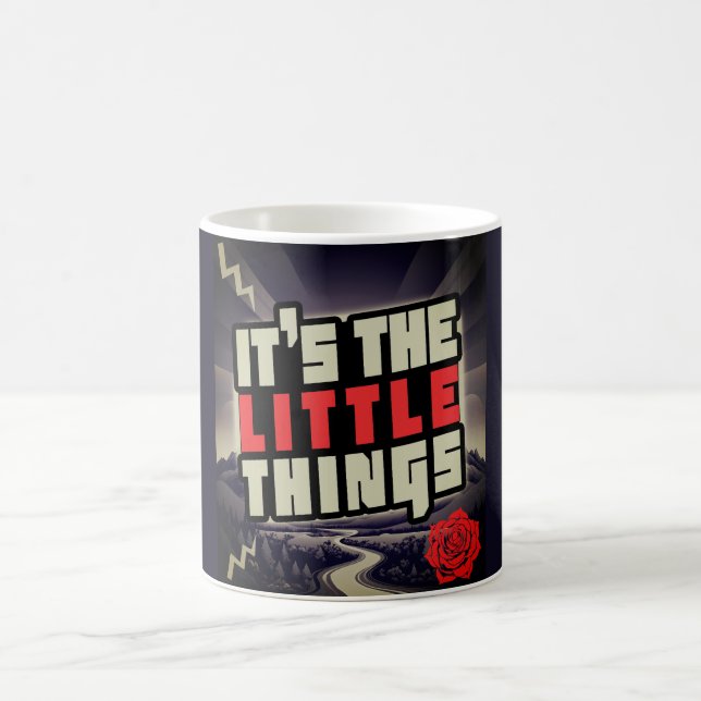 It’s the Little Things Inspirational Mug Kaffeetasse (Mittel)