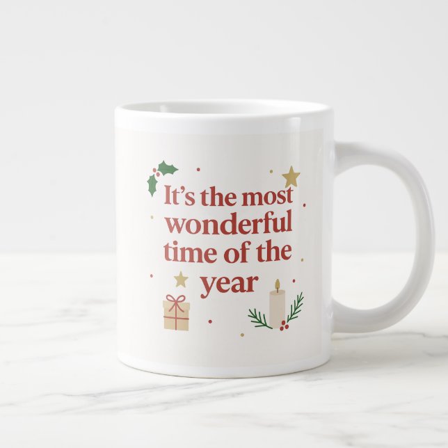 It’s the Most Wonderful Time of the Year | Mug Jumbo-Tasse (Rechts)