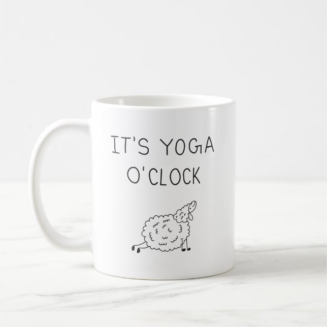 It’s Yoga O’Clock Sheep Kaffeetasse (Links)