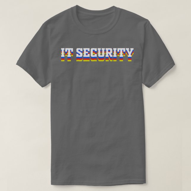 IT Security Network Protection Computer Cybertech T-Shirt (Design vorne)