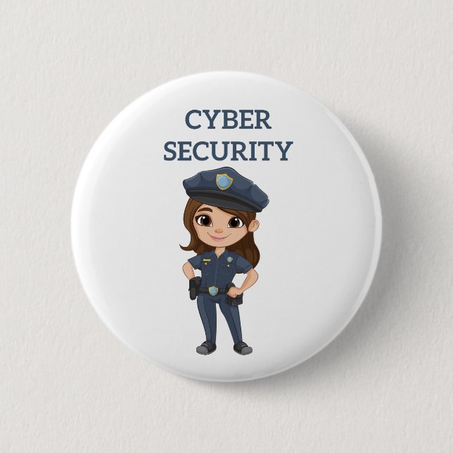 IT-Sicherheit: Digitaler Verteidiger Button (Vorderseite)