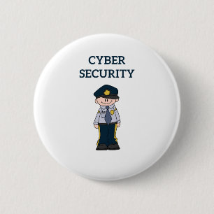 IT-Sicherheit: Digitaler Verteidiger Button