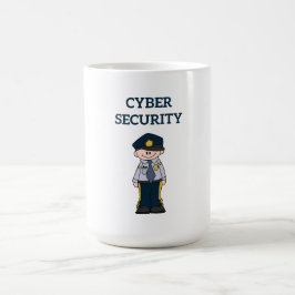 IT-Sicherheit: Digitaler Verteidiger Kaffeetasse