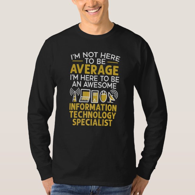 IT-Spezialist Computer Job Pro T-Shirt (Vorderseite)
