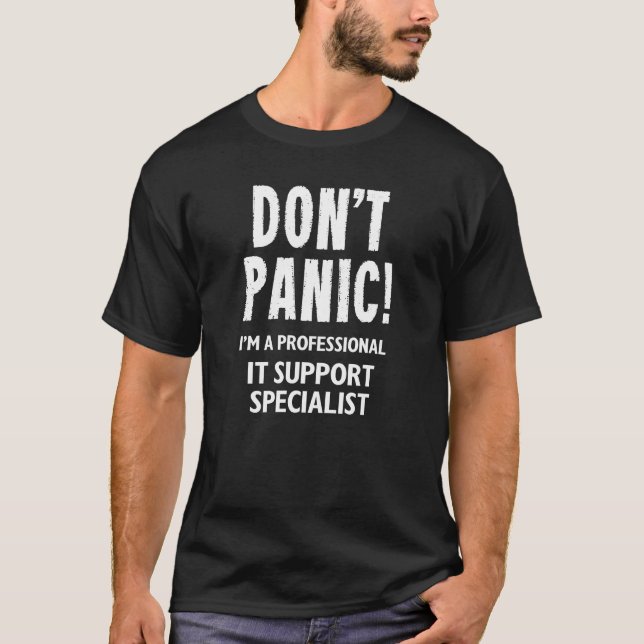 IT-Support-Spezialist T-Shirt (Vorderseite)