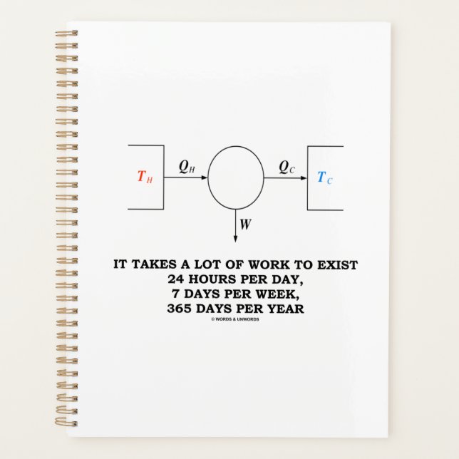It Takes A Lot of Work To Exist Thermodynamics (Devant)