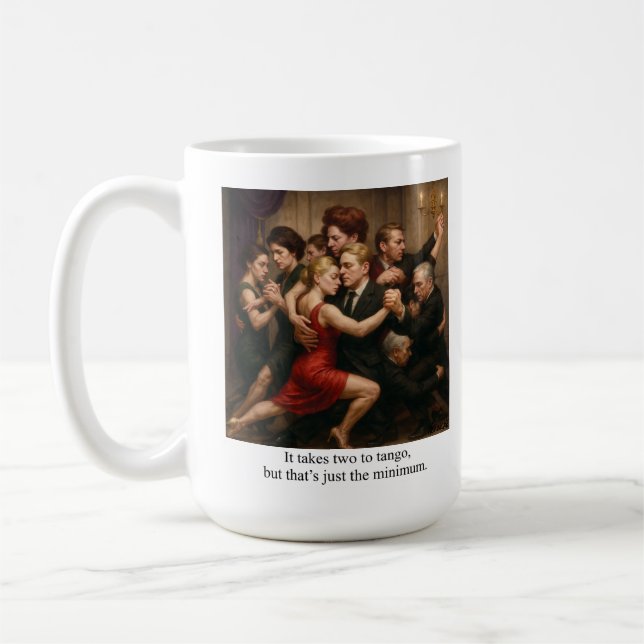 It takes two to tango kaffeetasse (Links)