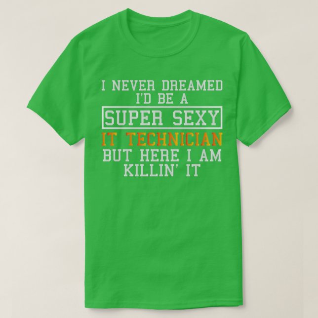 IT-Techniker Funny Computer Tech T-Shirt (Design vorne)