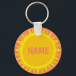 IT-Yellow Sun Sunshine Name-Tag Schlüsselanhänger<br><div class="desc">Dekorieren Sie Ihr Outfit mit diesem coolen Schlüsselanhänger. Macht ein großartiges Geschenk! Sie können ihn anpassen und auch Text hinzufügen. Karo in meinem Shop für viel mehr Farben und Muster! Lass mir Bescheid,  wenn du auch etwas Gewohntes willst.</div>