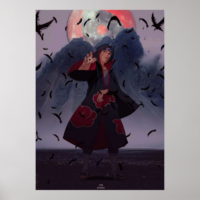 Itachi uchiha Akatsuki Poster (Vorne)