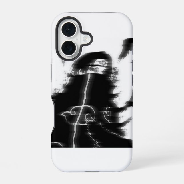 Itachi Uchiha iPhone 16 Hülle (Rückseite)